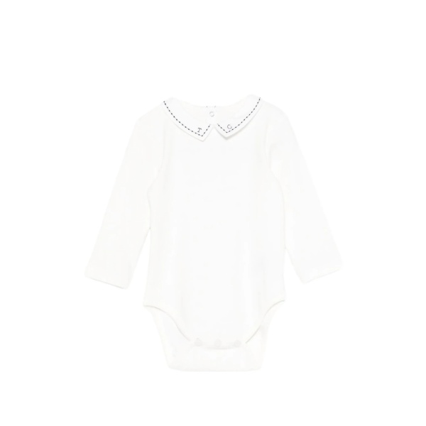 collared long-sleeve babygrow