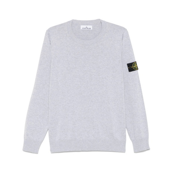 Compass-badge sweater