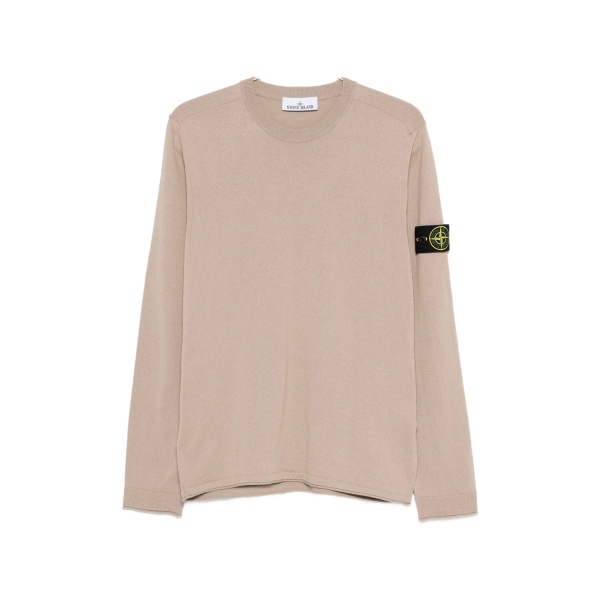 Compass-patch sweater