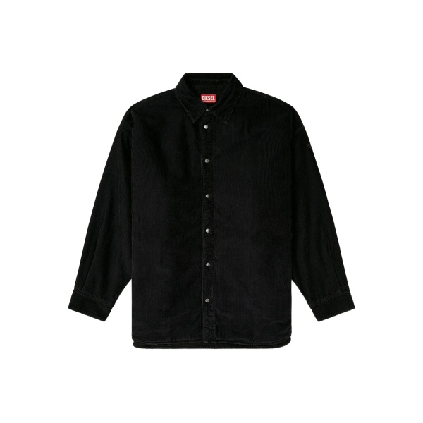 corduroy long-sleeve shirt