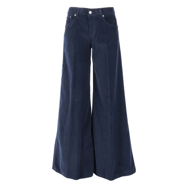 corduroy wide-leg jeans