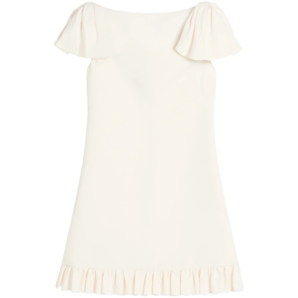 crepe couture mini dress