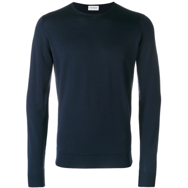 crew-neck knit jumper
