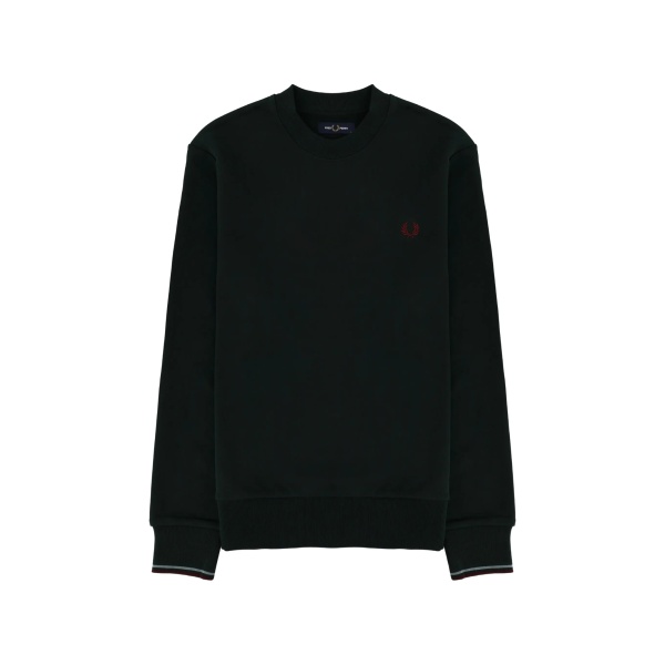 crew-neck logo-embroidered sweatshirt