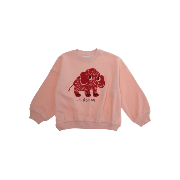 crew-neck print sweater