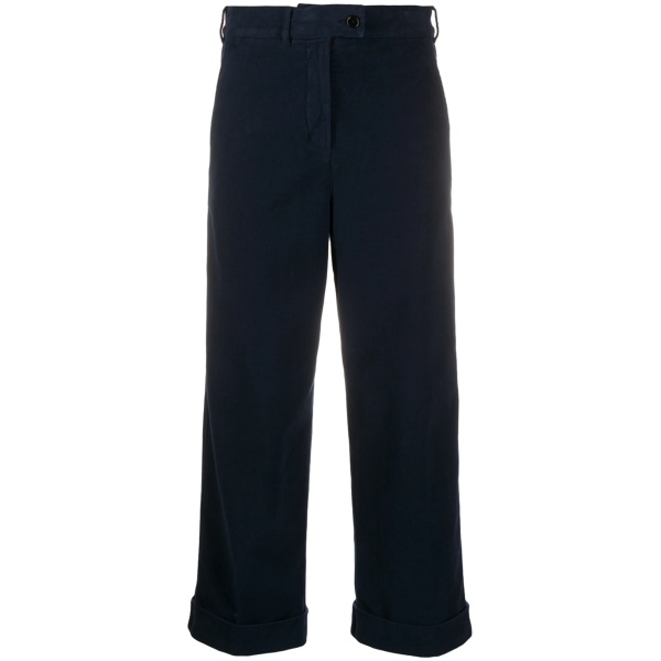 cropped wide leg trousers