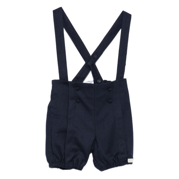 cross-strap dungarees