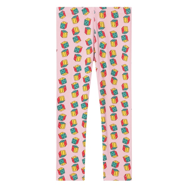 cube-print leggings