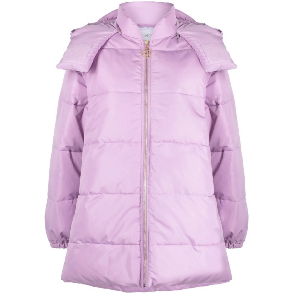 detachable sleeves puffer coat