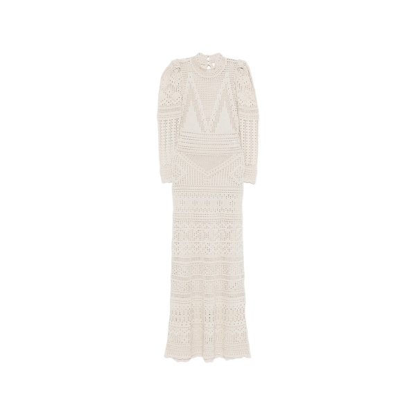 Dione long-sleeve knitted dress