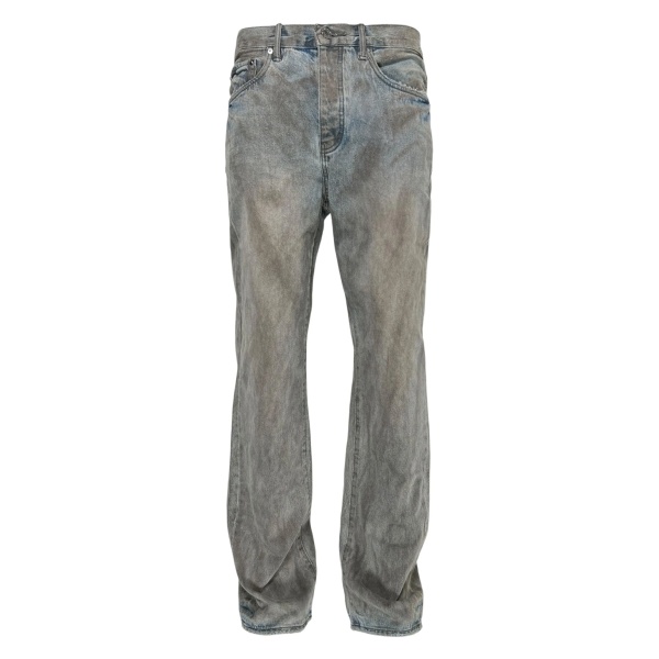 dirty-effect jeans