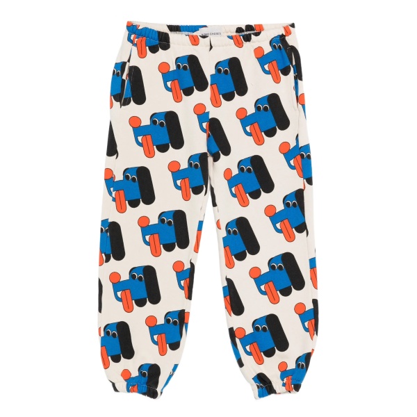 dog-print track pants