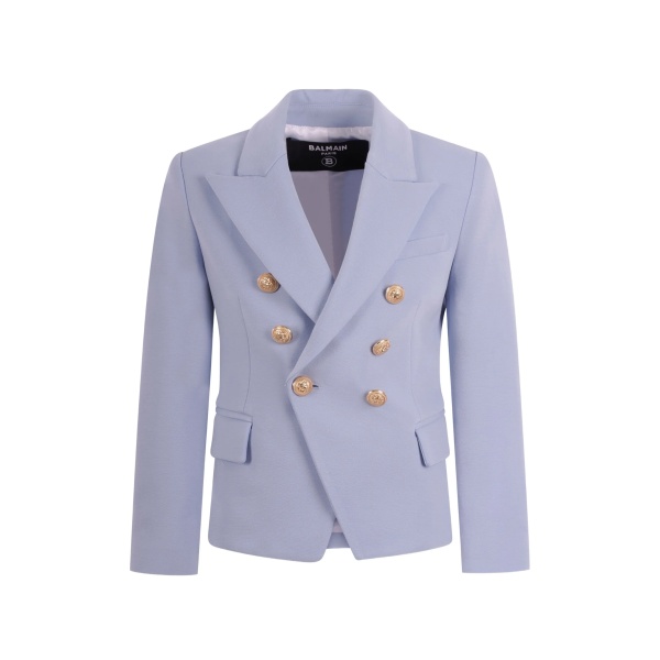 double-breasted buttoned blazer