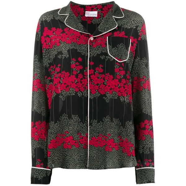 Dreaming Peony-print shirt
