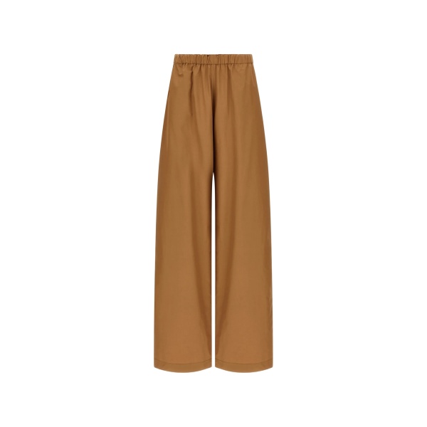 elastic-waistband trousers