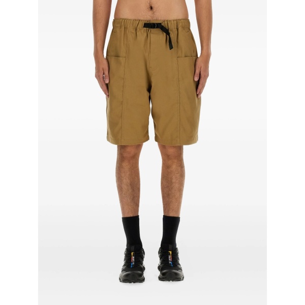 elasticated-waist shorts