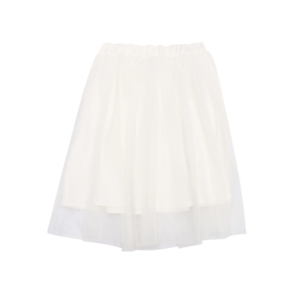 elasticated-waist skirt