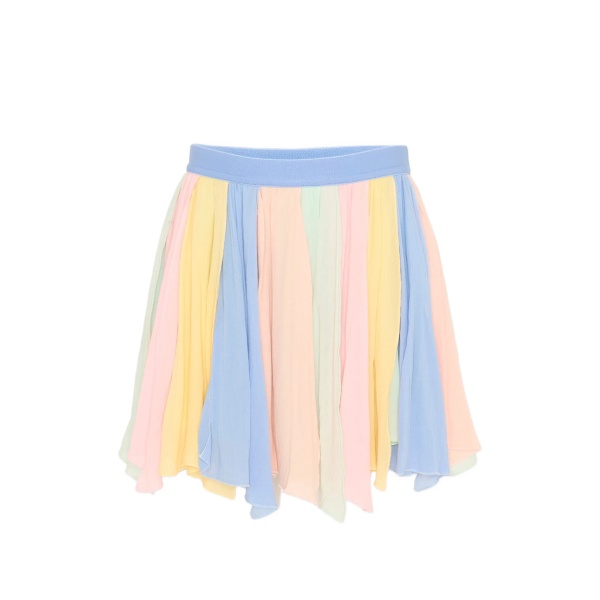 elasticated-waistband skirt