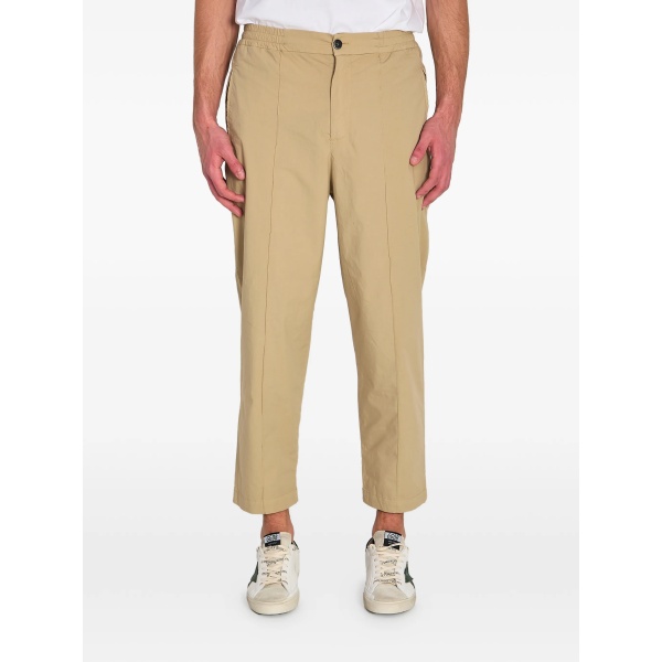 elasticated-waistband trousers
