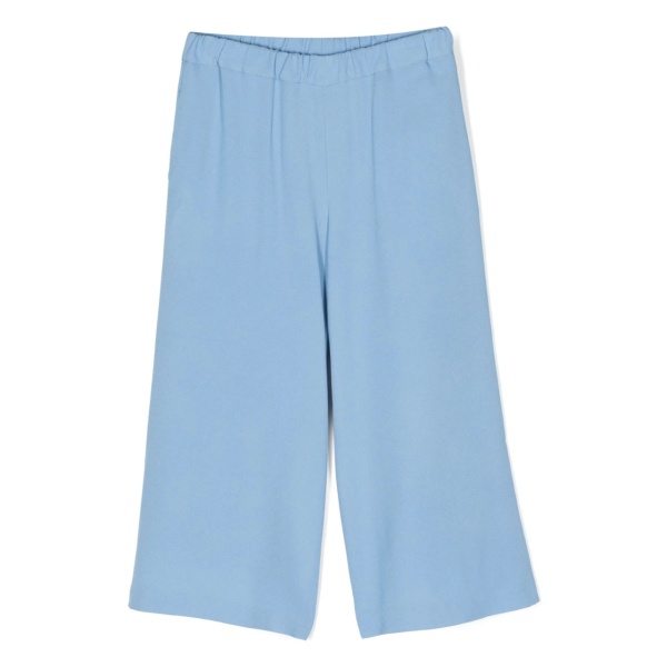 elasticated wide-leg trousers