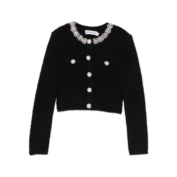 embellished-button jacket