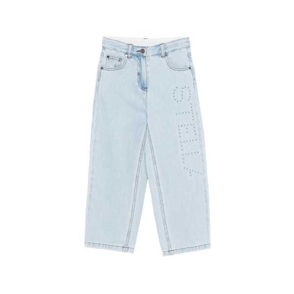 embroidered jeans