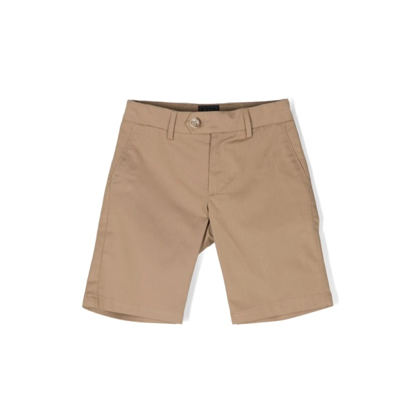 embroidered-logo cotton-blend shorts