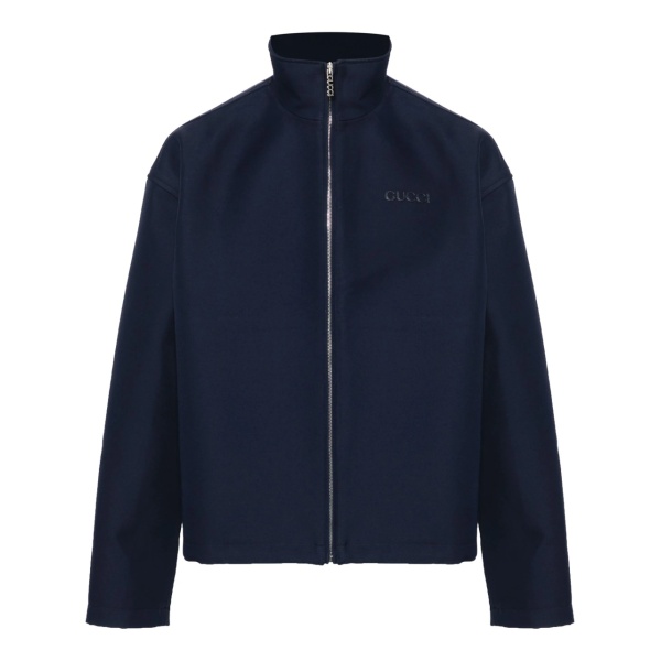 embroidered-logo jacket