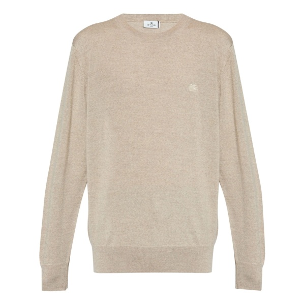 embroidered logo sweatshirt