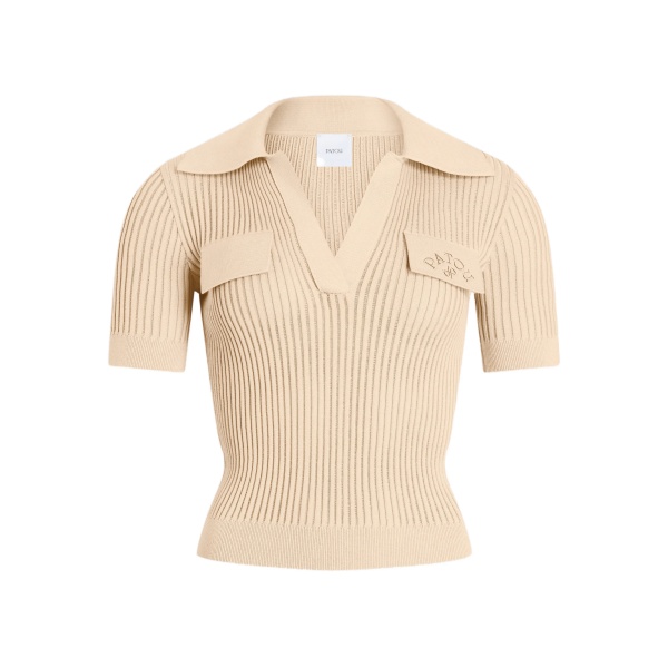 embroidered-logo top