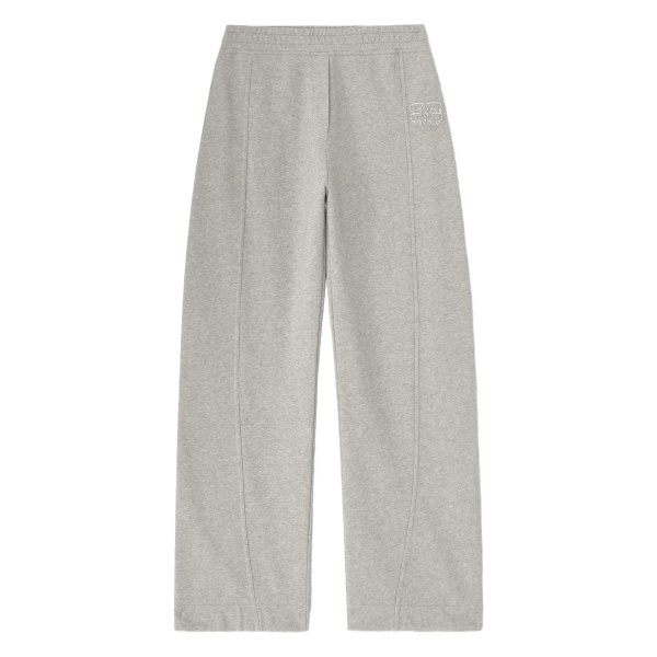 embroidered panel trousers