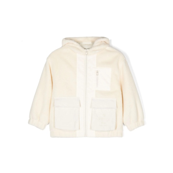 faux-shearling hooded jacket