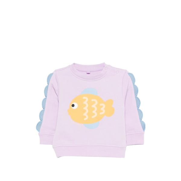 fish-print sweatshirt