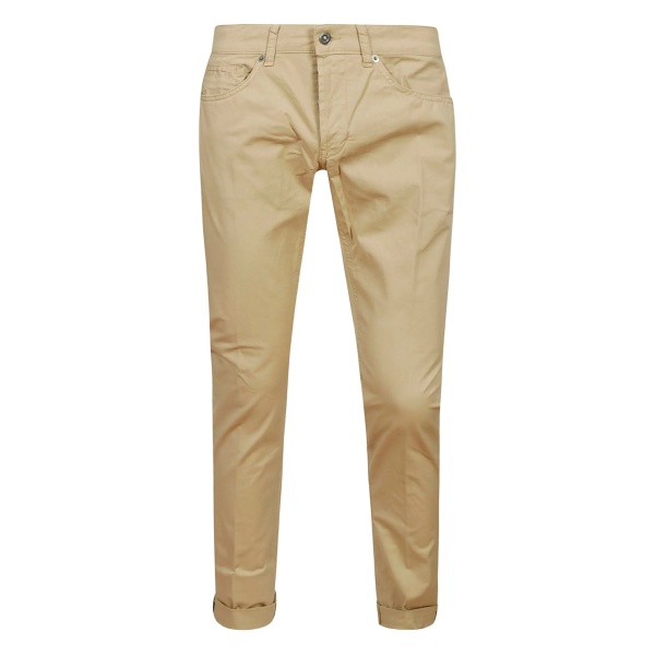 five-pocket button-fly pants