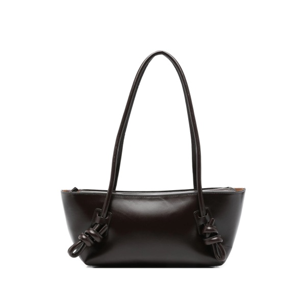 Fleca knot-detail leather shoulder bag