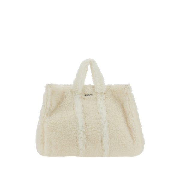 fleece-texture tote bag