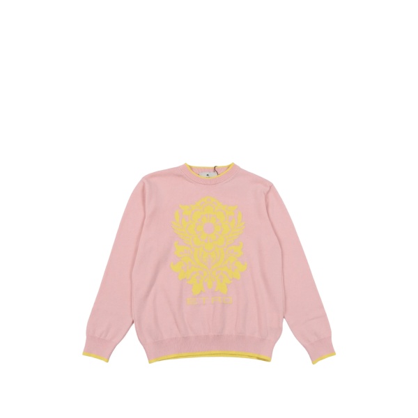 floral-motif sweater