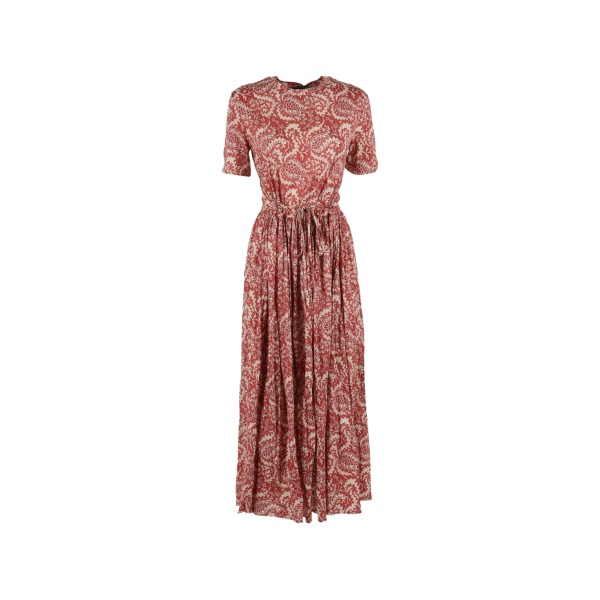 floral-print maxi dress