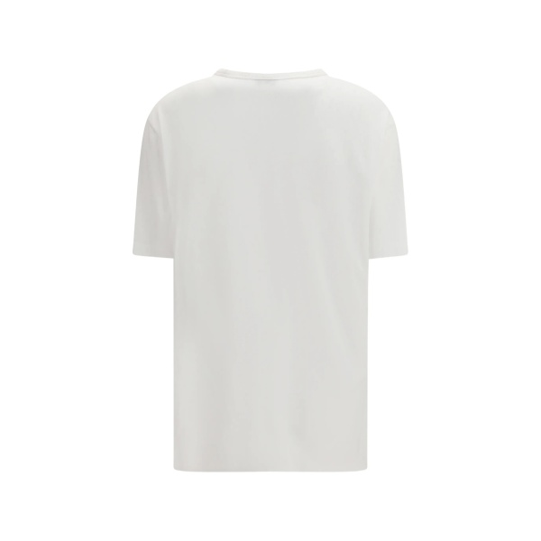 flower-graphic loose-fit T-shirt