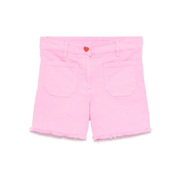 frayed denim shorts