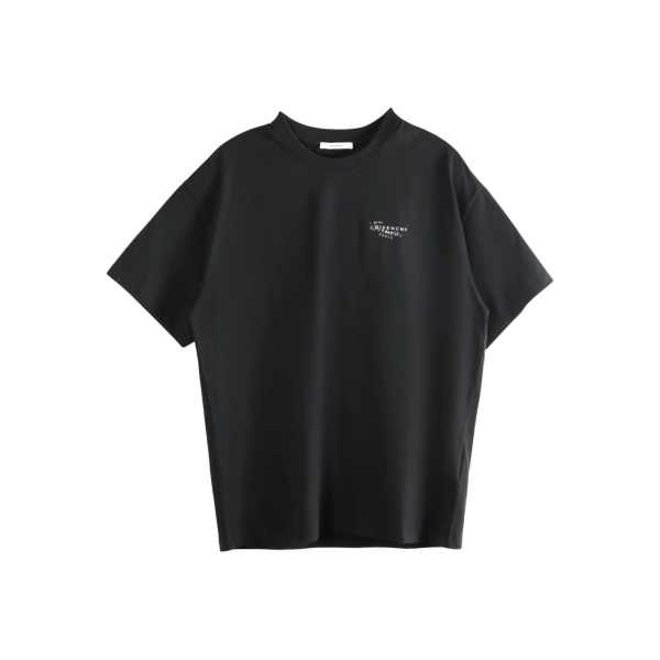 front stamp-style graphic print T-shirt