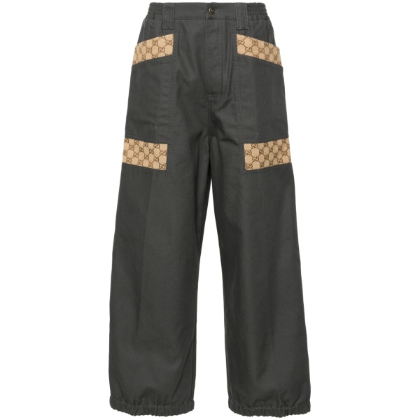 GG Supreme canvas trousers