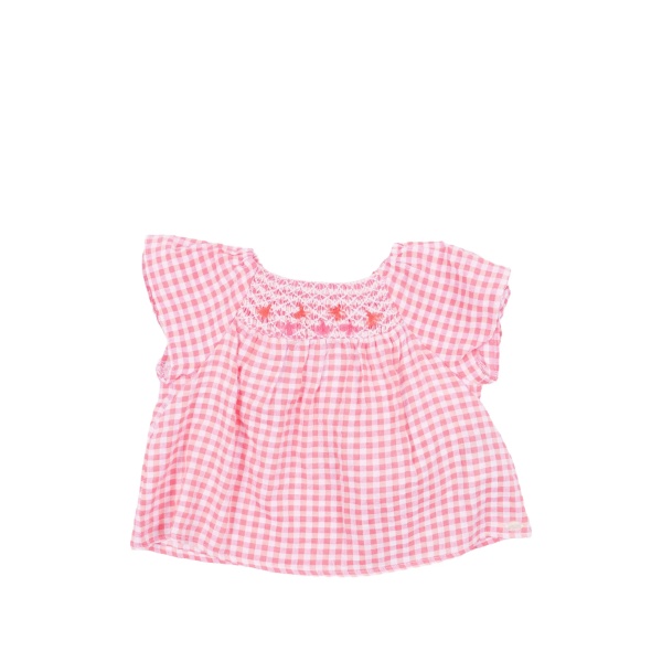 gingham-pattern shorts set (set of two)