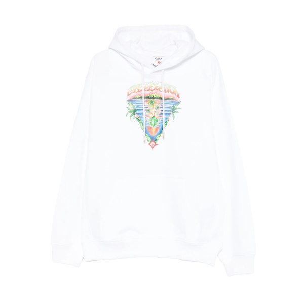 graphic hooded sweater