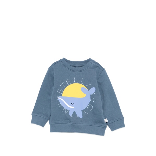 graphic-print crew-neck sweatshirt