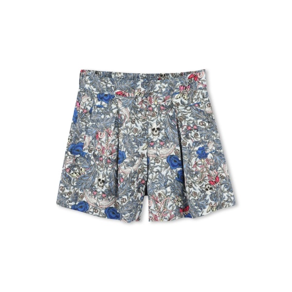 graphic-print shorts