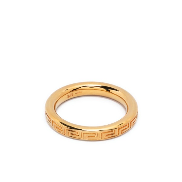 Greek Key band ring