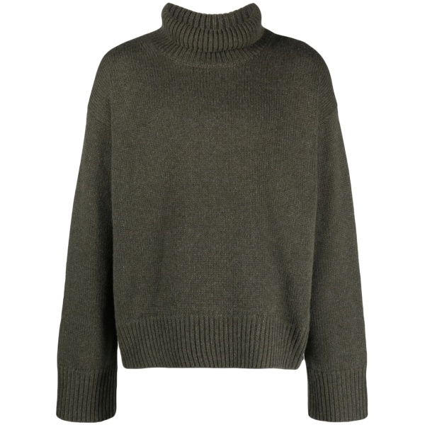 high-neck cashmere jumper