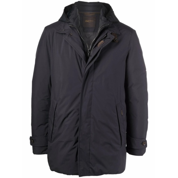hooded padded coat