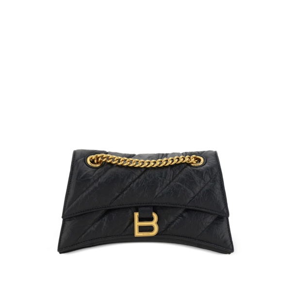 Hourglass S quilted shoulder bag
